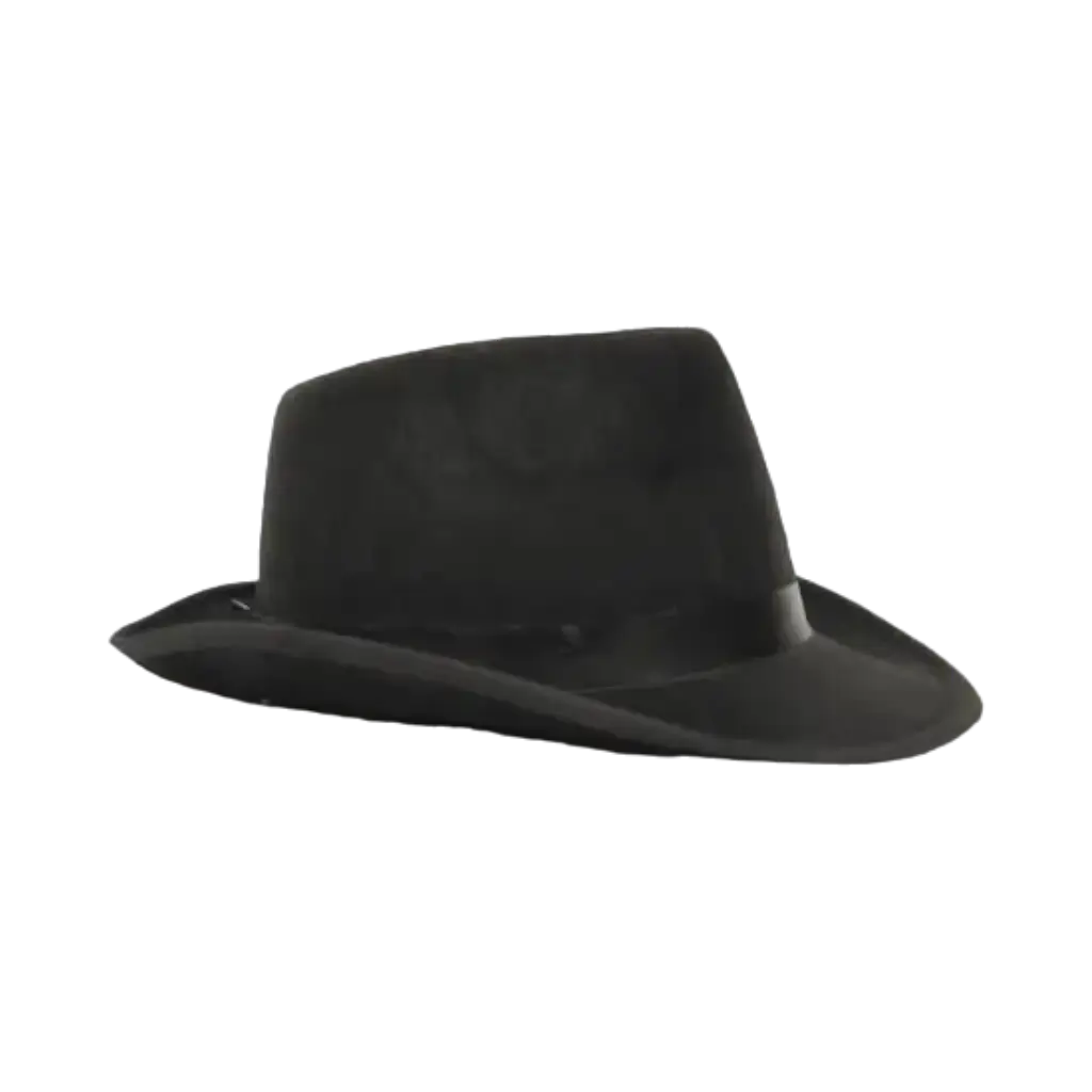 Borsalino Hat i sort stof