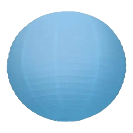 Japansk lanterne lys blå 35cm