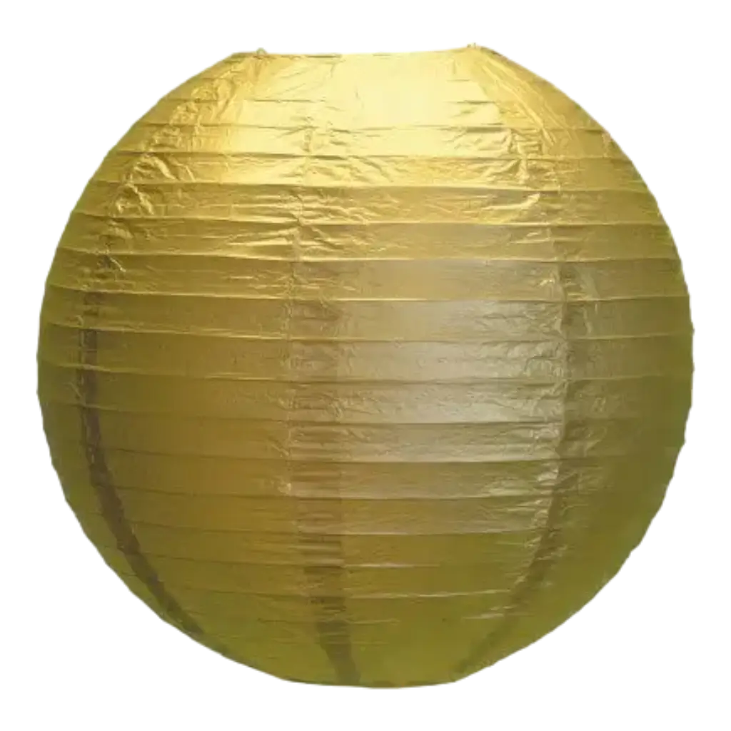 Japansk lanterne guld 35cm