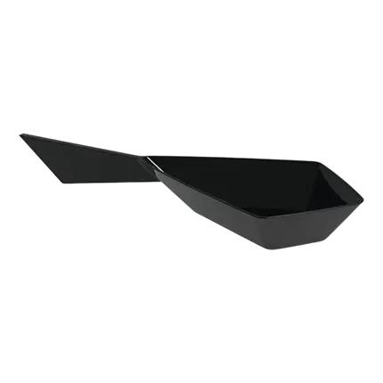 Sort plast Diamond-krukke - sæt med 30 stk.