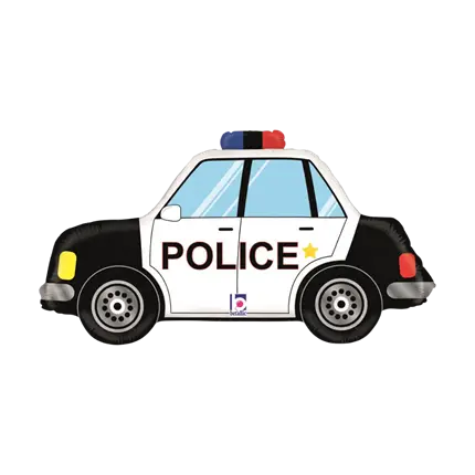 Heliumballon politibil 86cm