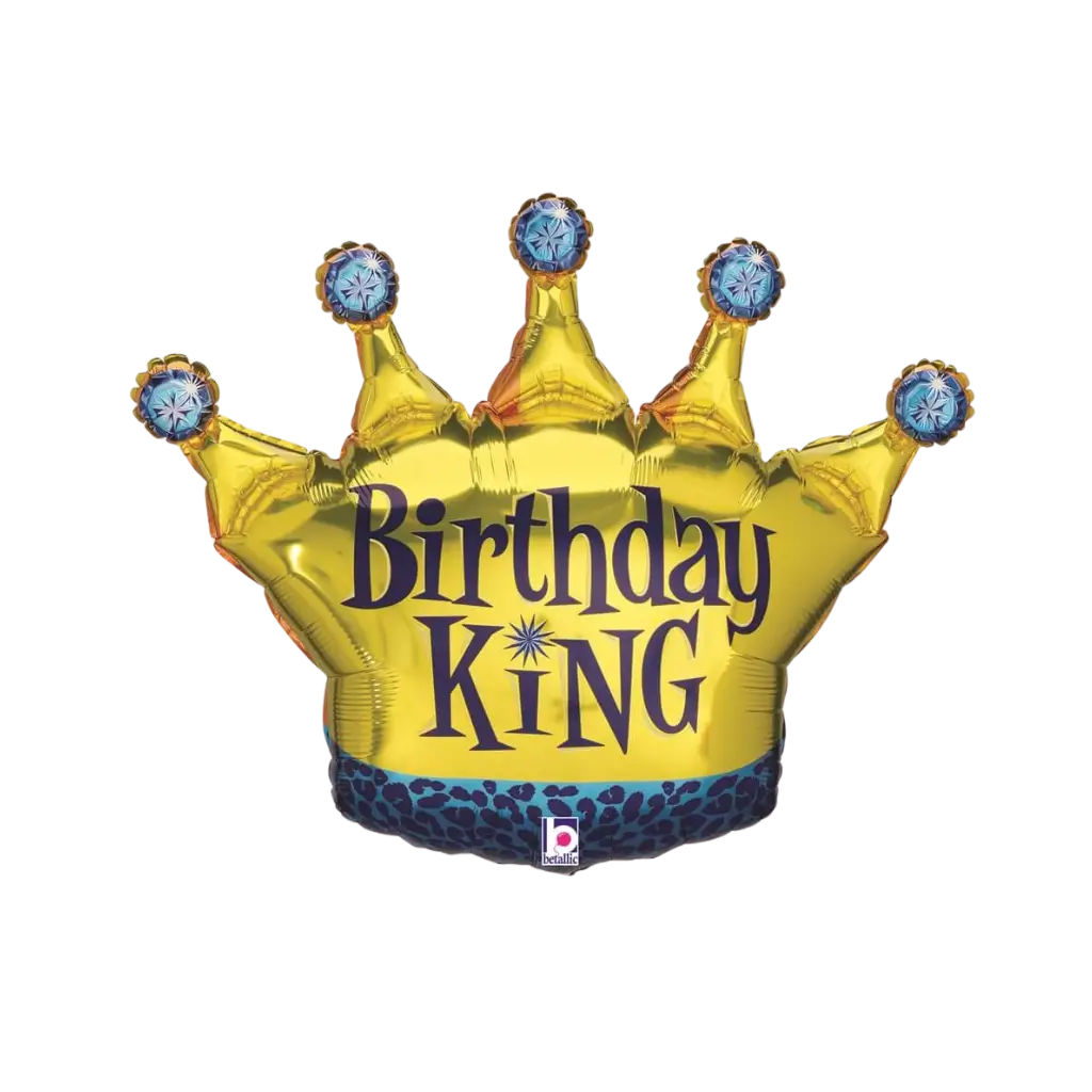 Fødselsdag konge ballon krone form 91cm