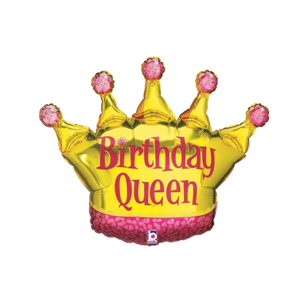Fødselsdag Dronning ballon krone form 91cm