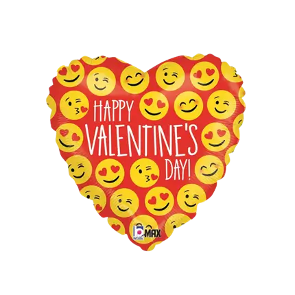 Glædelig Valentinsdag Ballon 45cm