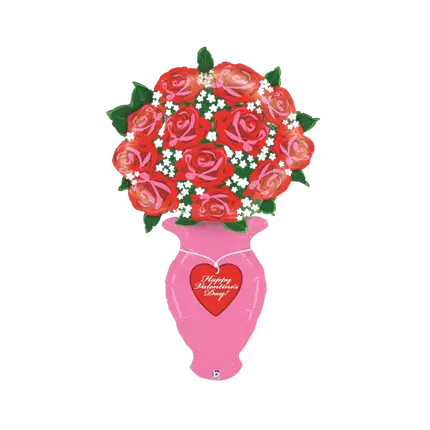 Glædelig Valentinsdag kæmpe heliumballon 152cm