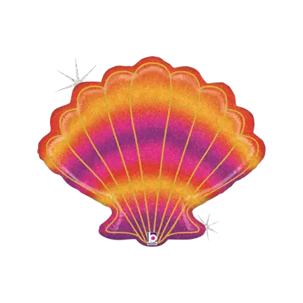 Rainbow Shell Helium Ballon 76cm