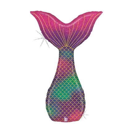 Havfruehale ballon 117cm