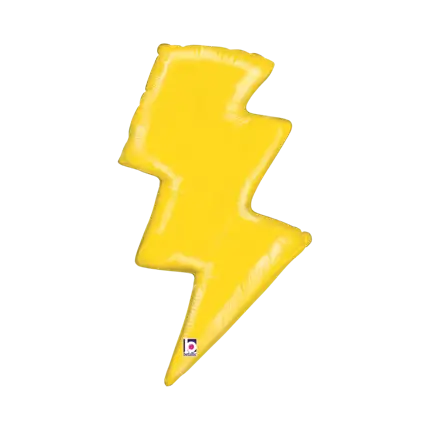 Kæmpe gul lynkugle 91cm