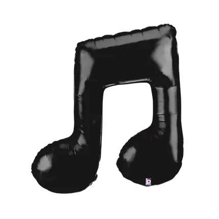 Ballon med dobbelt node musik 102cm