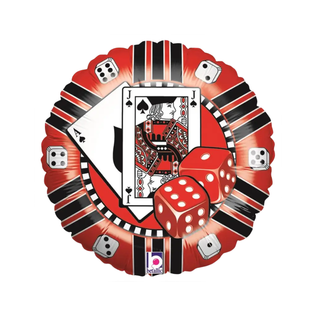 Casino-ballon ø45cm