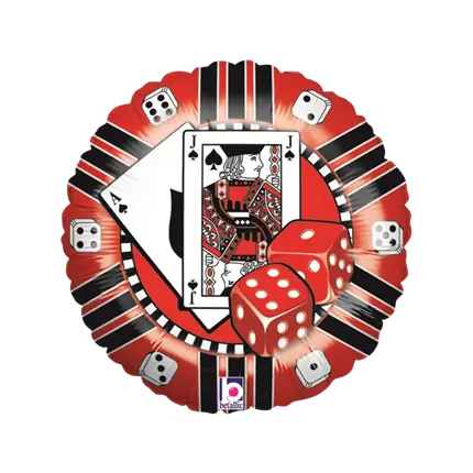Casino-ballon ø45cm