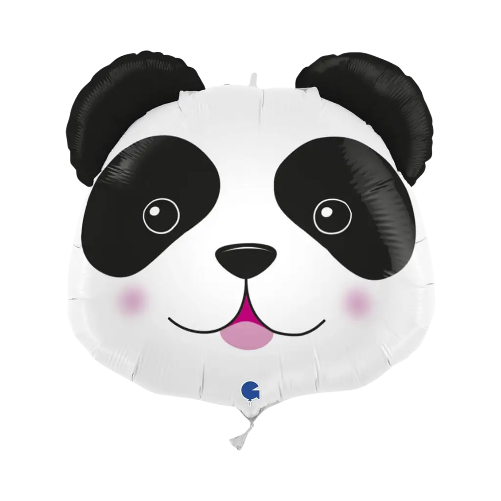 Panda hoved ballon 74cm