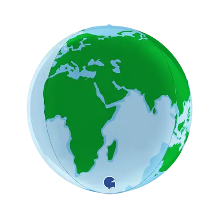 4D Planet Earth-ballon ø38cm
