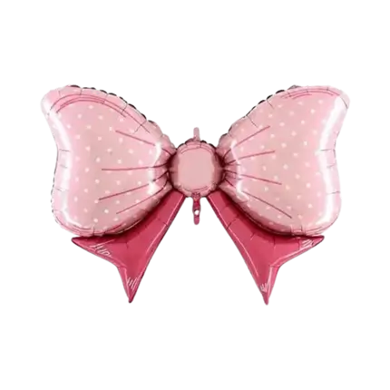 Bow Tie Ballon Pink 109cm