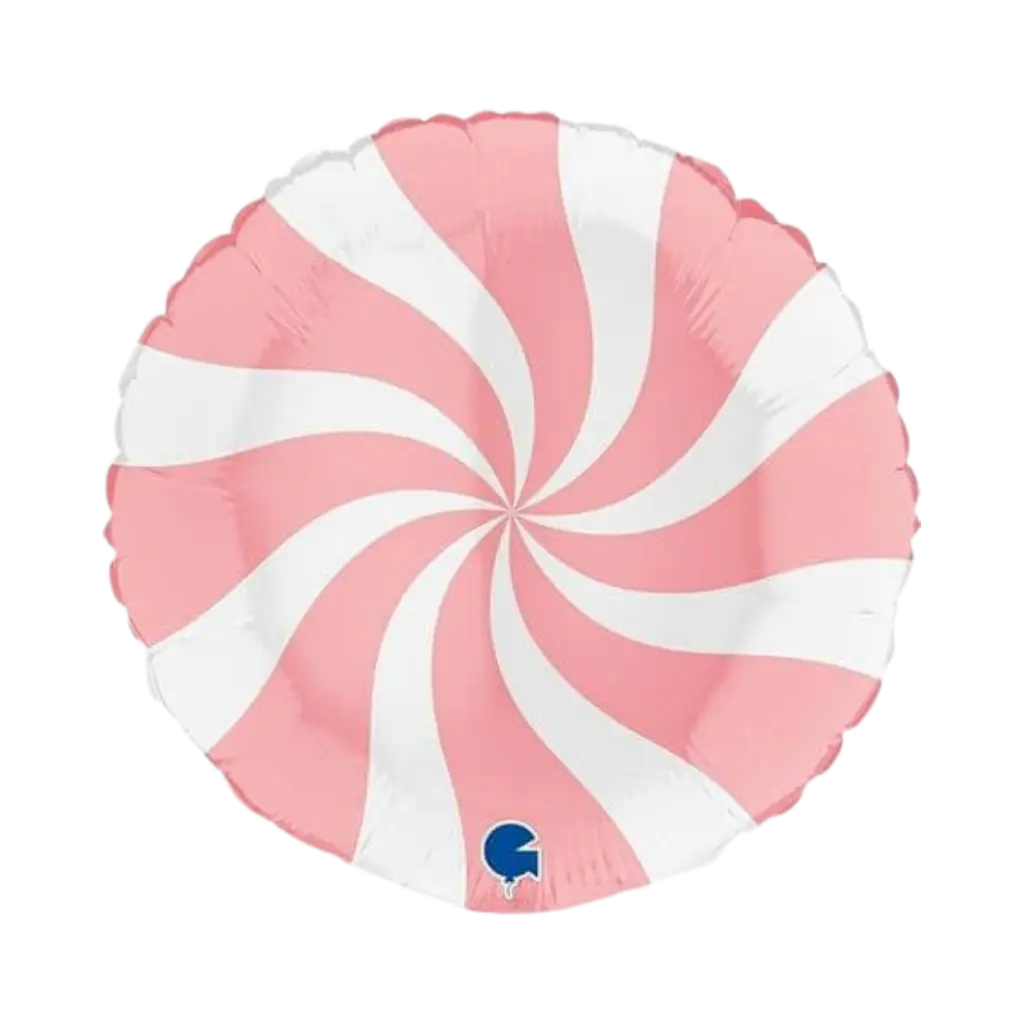 Aluminium Ballon sutteflaske hvid og pink mat 46cm