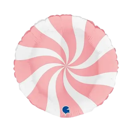 Aluminium Ballon sutteflaske hvid og pink mat 46cm