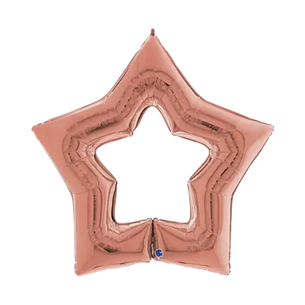 Linky guld stjerne ballon 122cm