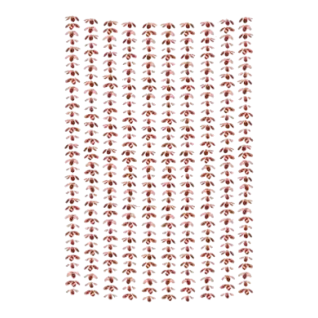 Baggrund i rosa bladguld 100x210cm