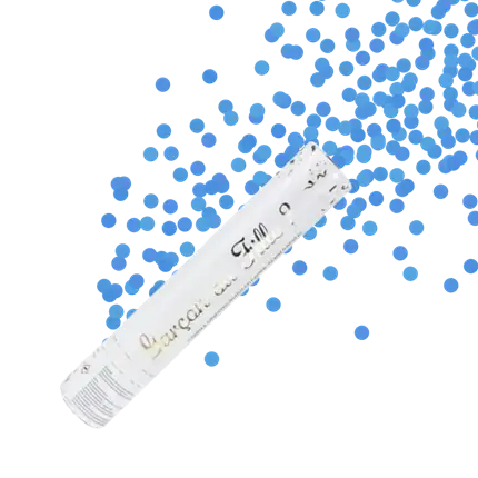 Kønsafsløring Blå konfetti pistol