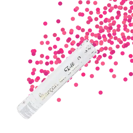 Køn Reveal Pink konfetti kanon