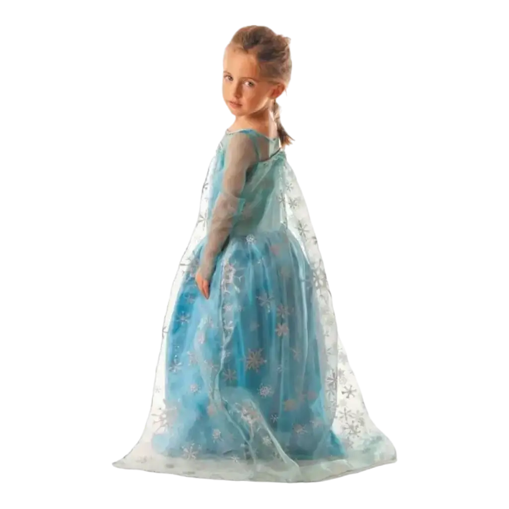 Ice Princess kostume til børn 7-9 år