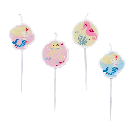 Be a Mermaid Mini Candle (sæt med 4)