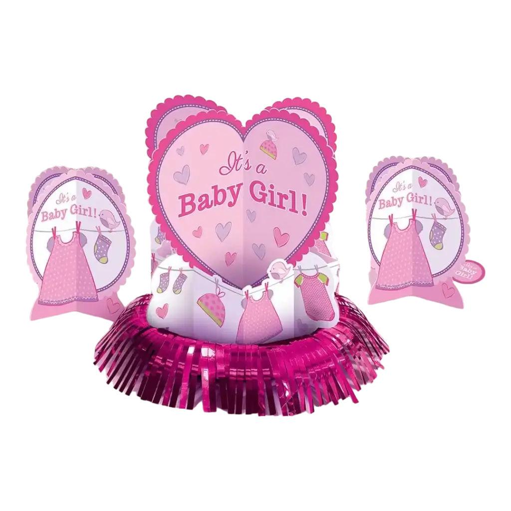 Baby Shower Girl borddekorationssæt (23 dele)