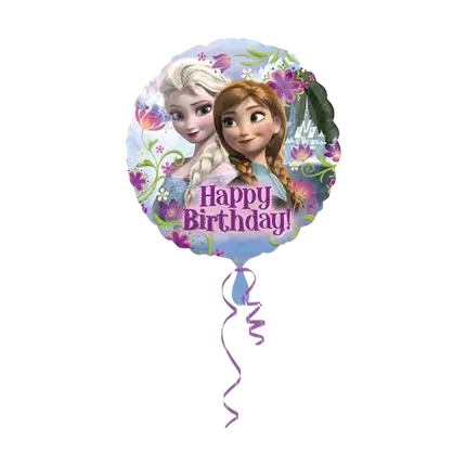 Happy Birthday Ballon Snow Queen ø43cm