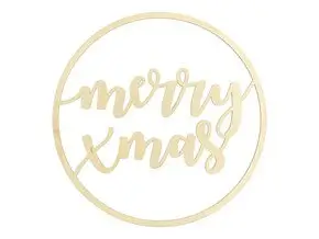 Trædekoration Glædelig jul