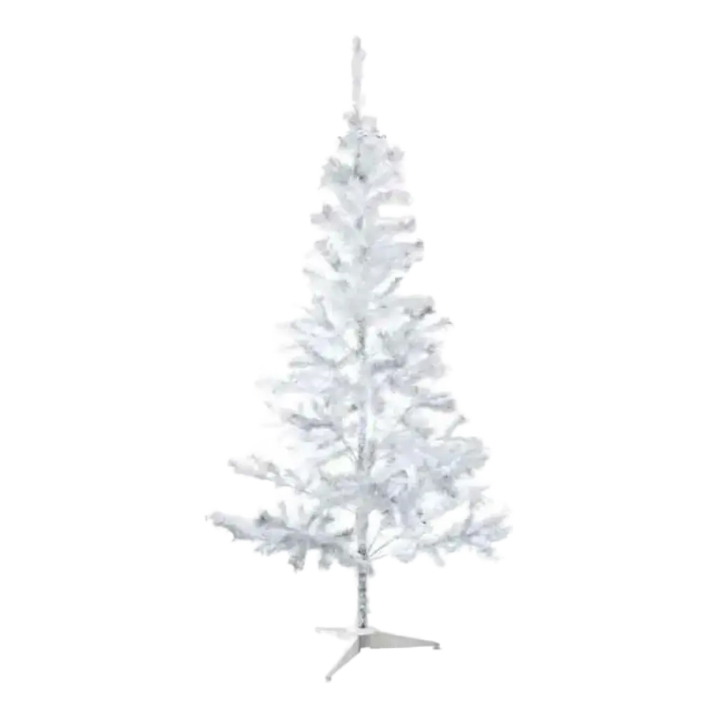 Hvidt kunstigt juletræ 180cm