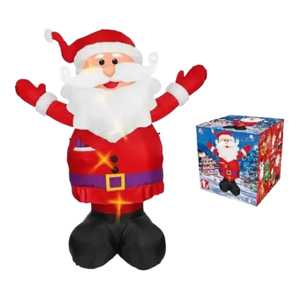 Kæmpe oppustelig julemand 3 meter