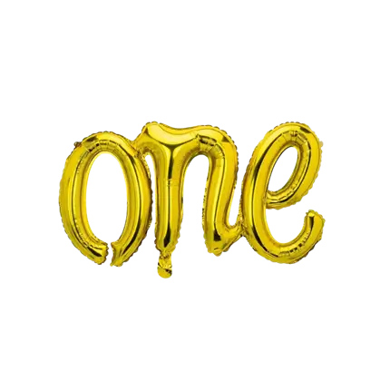 EN GULD METAL BALL 66x37cm