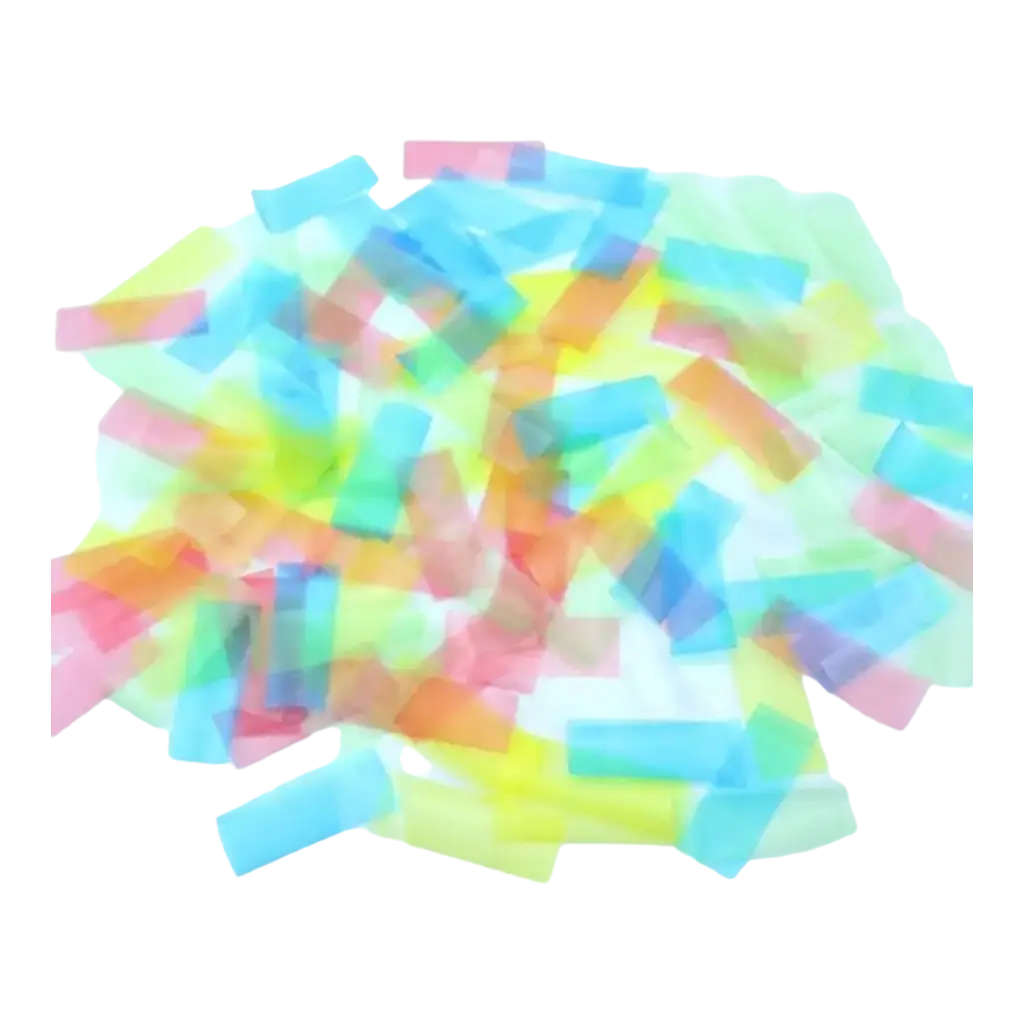 1 kg pose Confettis 100% biologisk nedbrydelig Multicolour