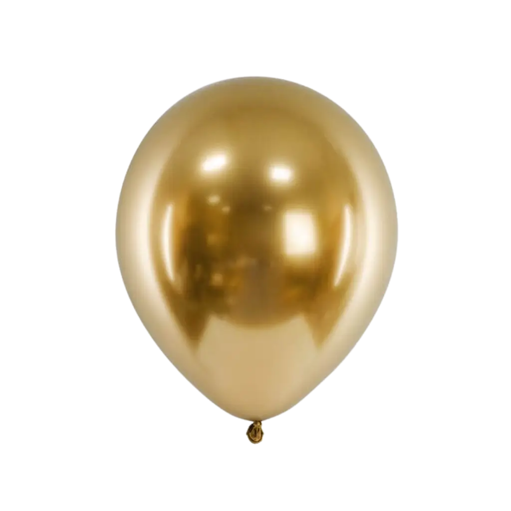 50 guldglitterballoner