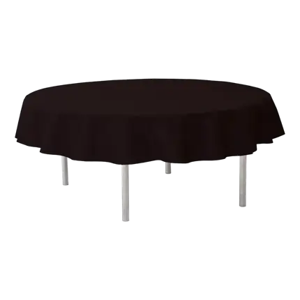 Rund sort non-woven dug ø240cm