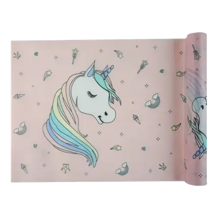 Pink Unicorn bordløber 5 meter