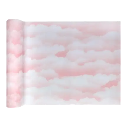 Bordløber Baby Girl Cloud Pink 5 meter