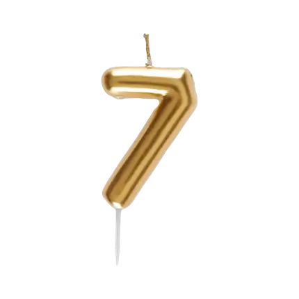 Stearinlys nummer 7 Golden