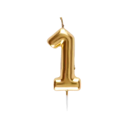 Stearinlys nummer 1 Golden