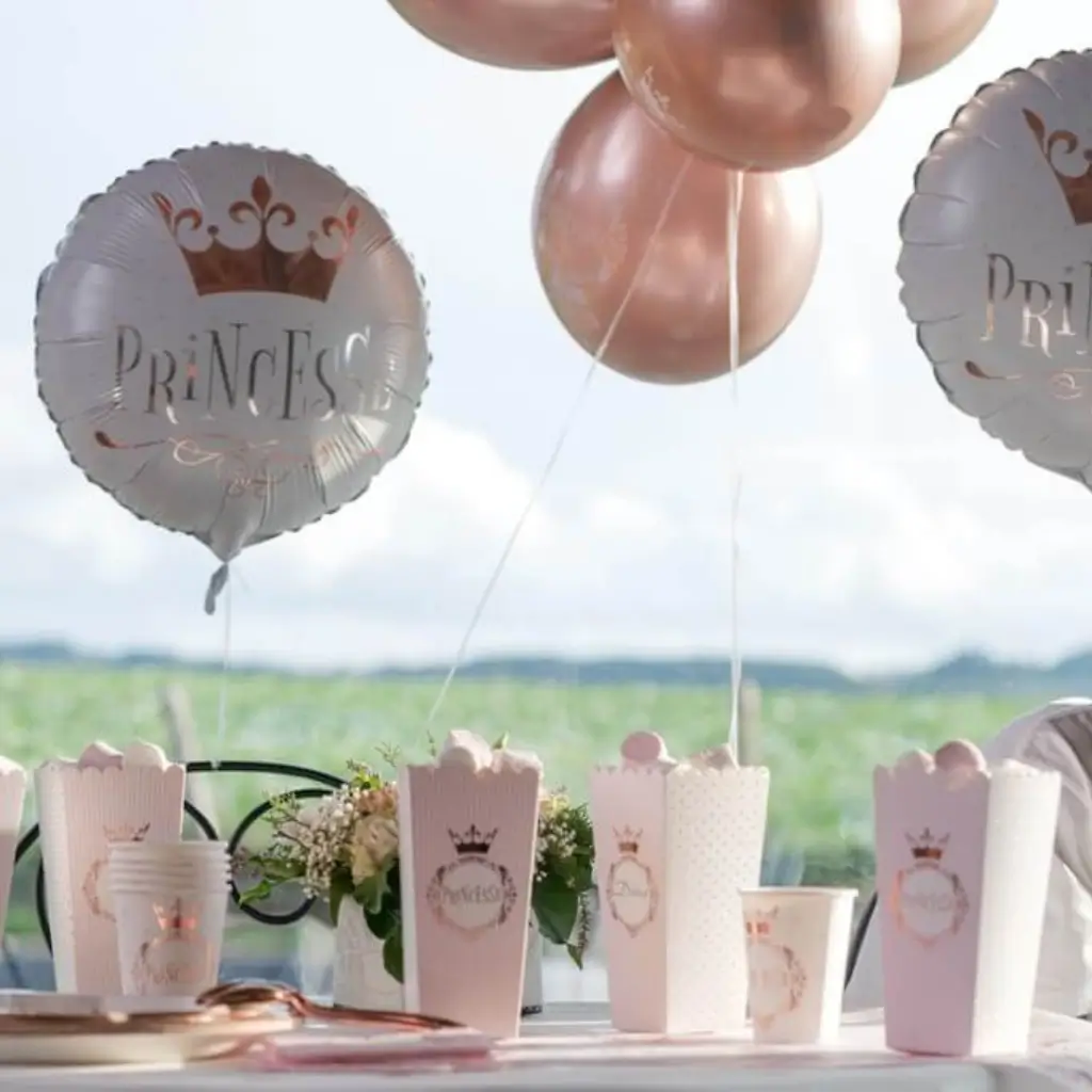 Prinsesse Ballon Pink Gold ø 45cm