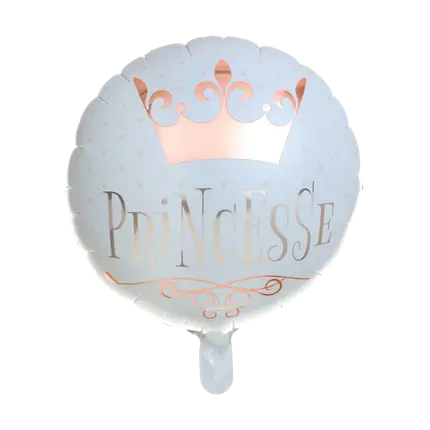 Prinsesse Ballon Pink Gold ø 45cm