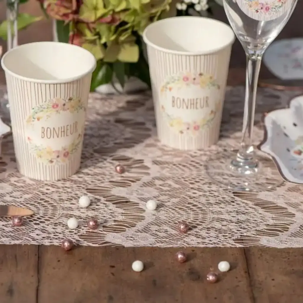 Mini hvid iriserende glitterkugle ø 1 cm (sæt med 50)