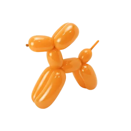 Sæt med 30 pastelfarvede modelleringsballoner + pumpe