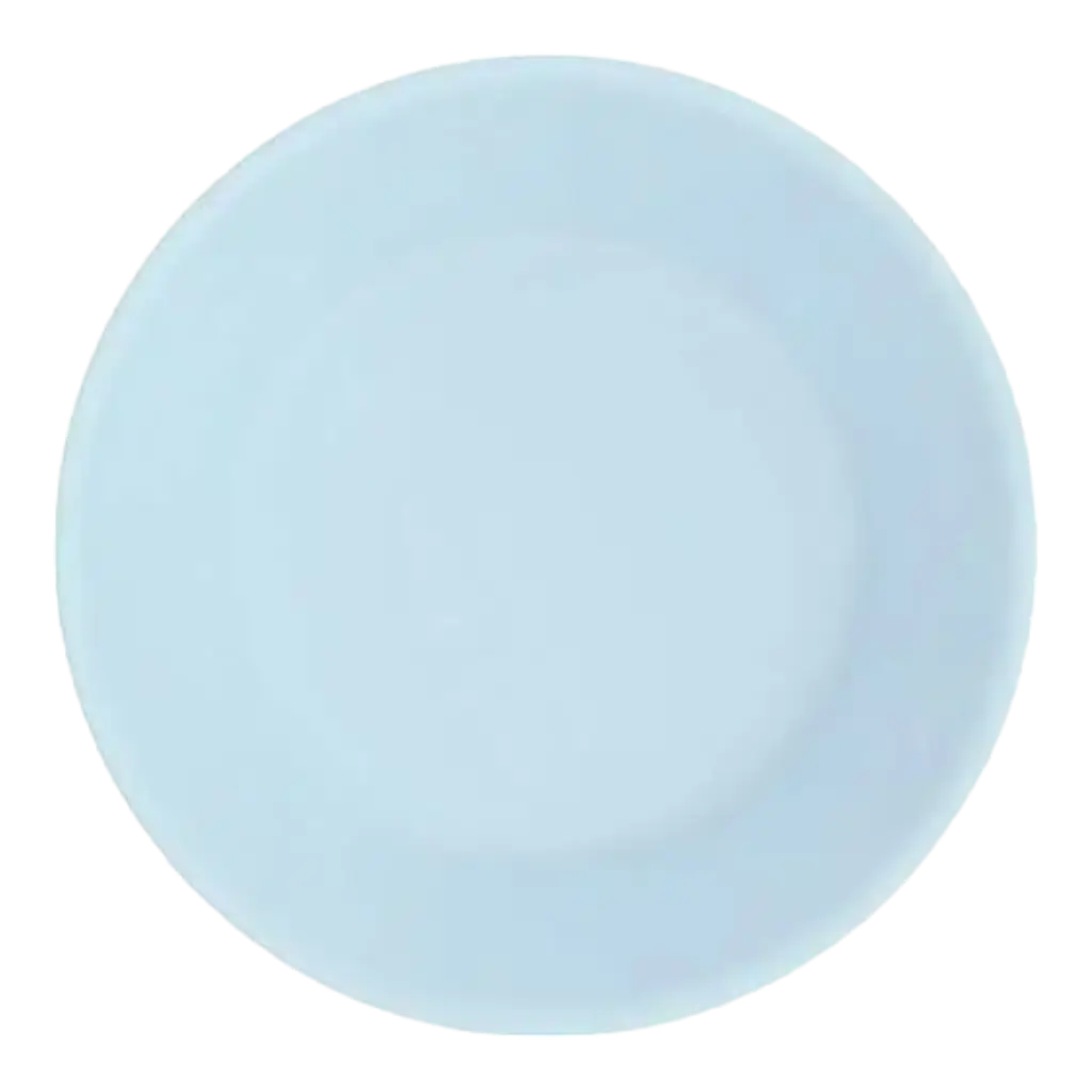 Uigennemtrængelige Pastel Blue Deep Plates ø 18cm