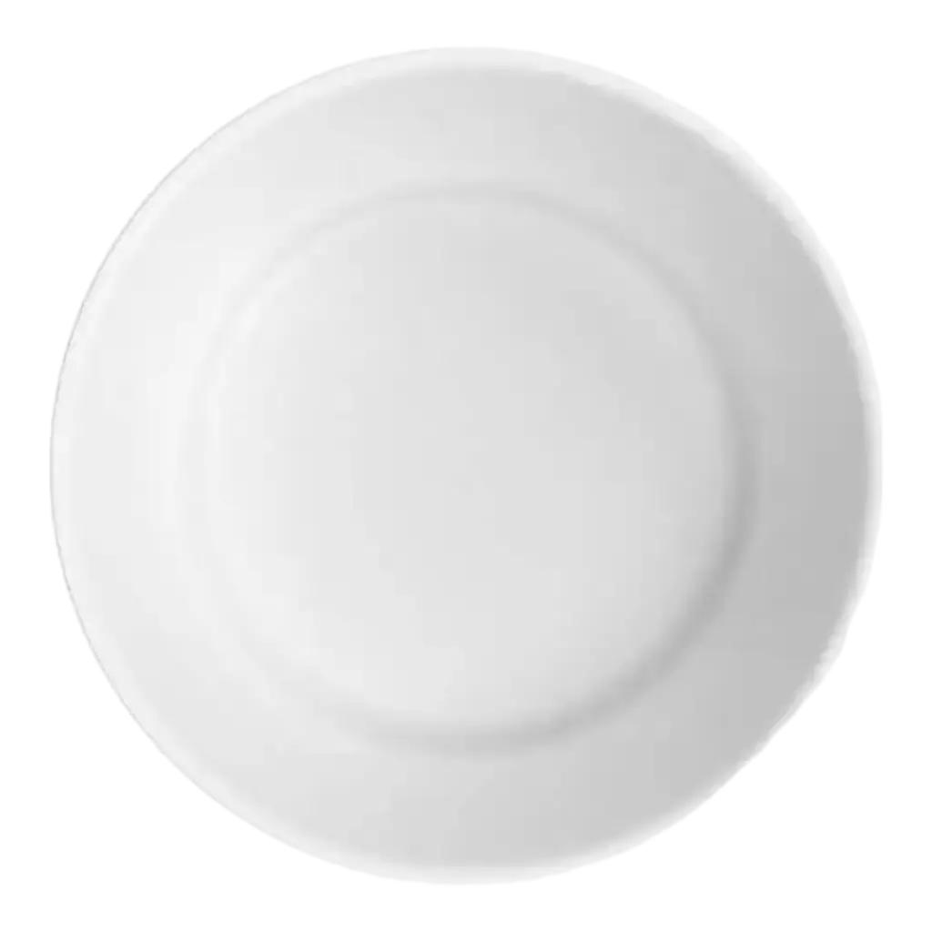 Uigennemtrængelige White Deep Plates ø 18cm