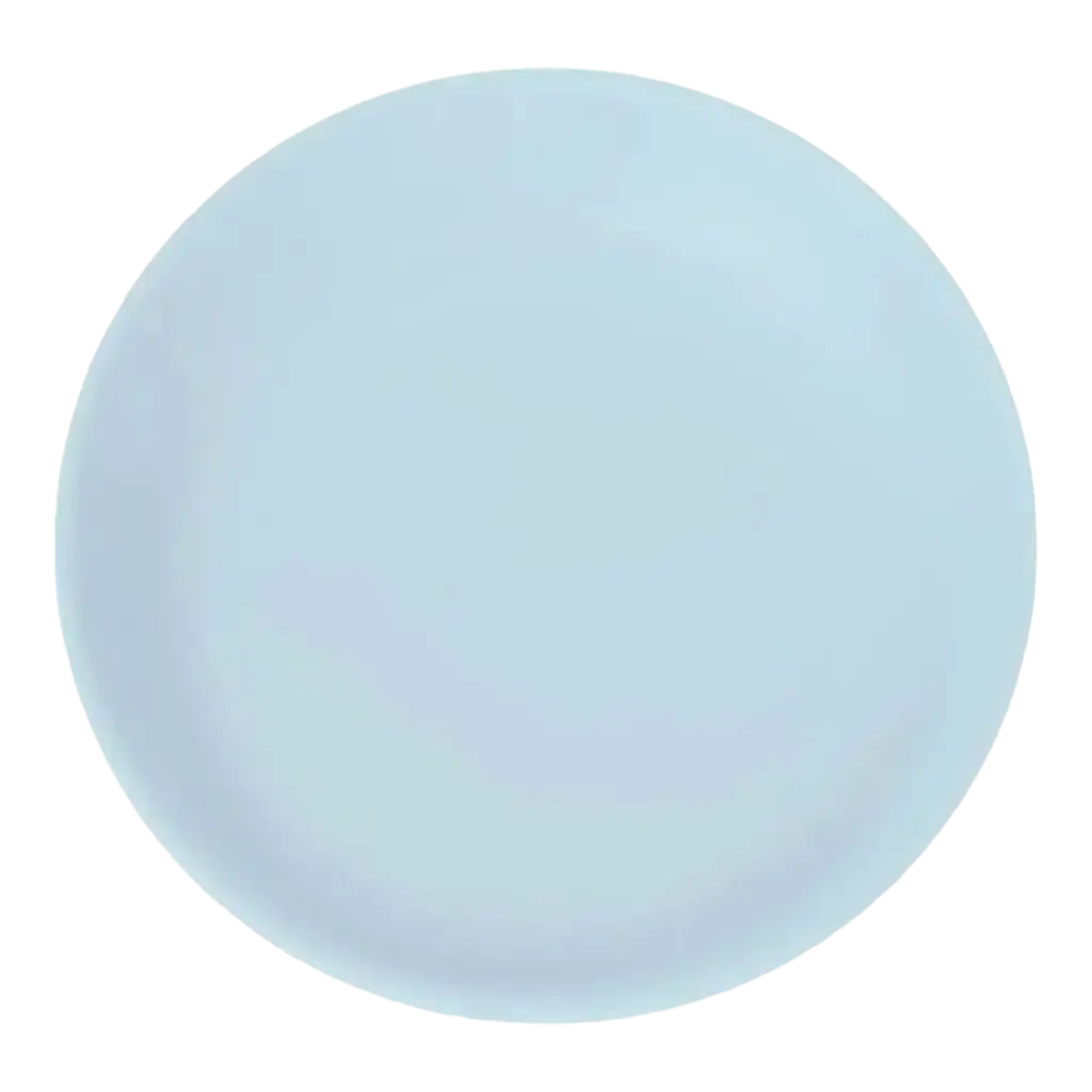 Uigennemtrængelige Pastel Blue Flat Plates ø 27,5cm