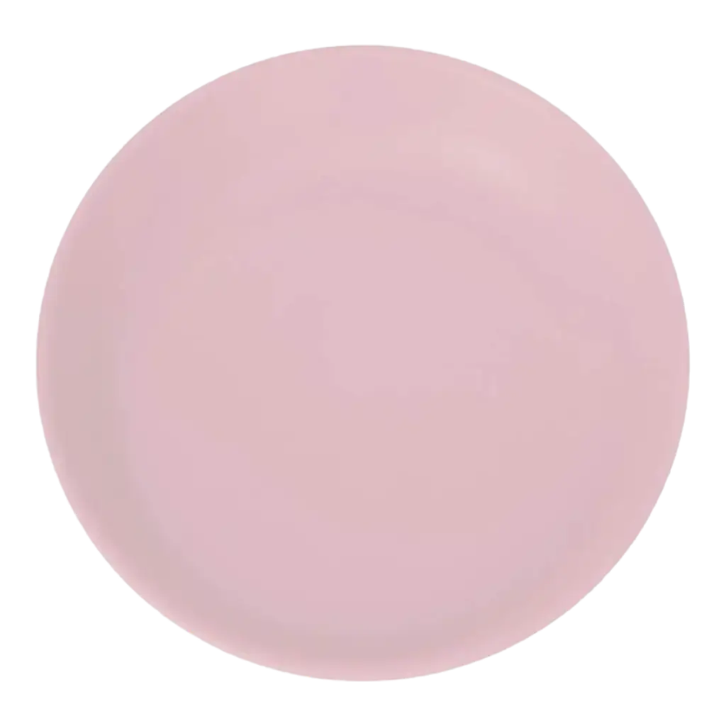 Uigennemtrængelige Pastel Pink Flat Plates ø 27,5cm