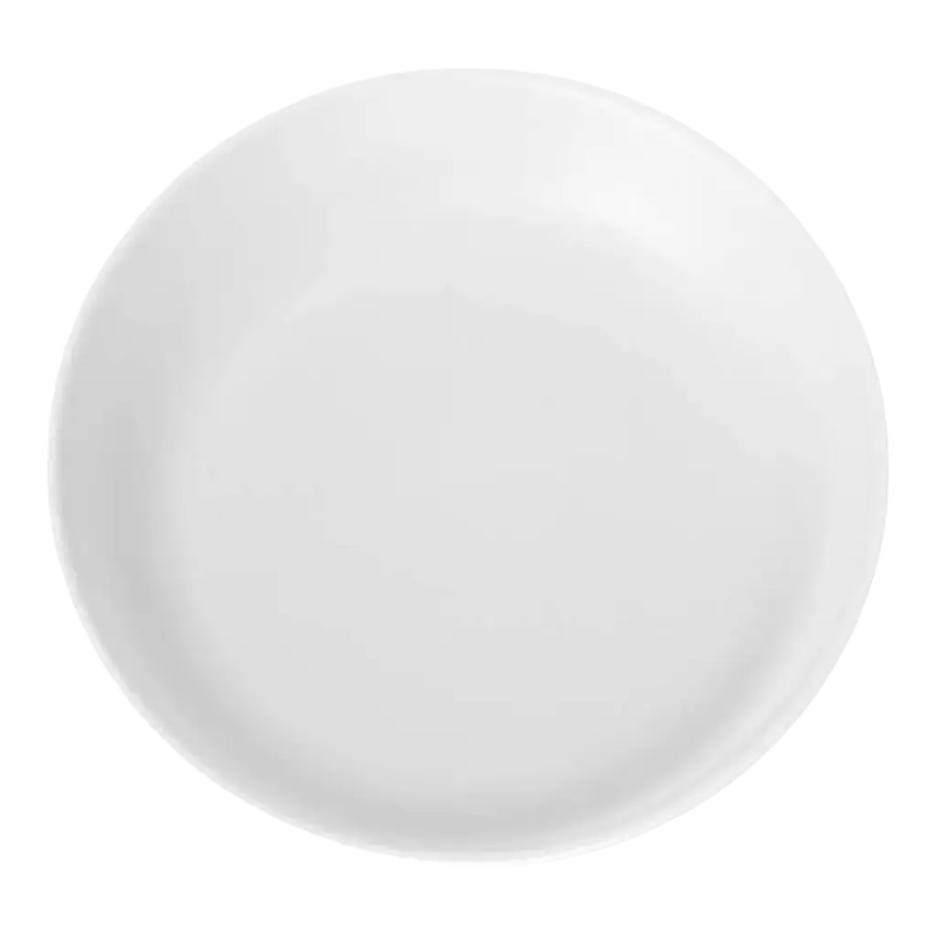 Uigennemtrængelige White Flat Plates ø 27,5cm