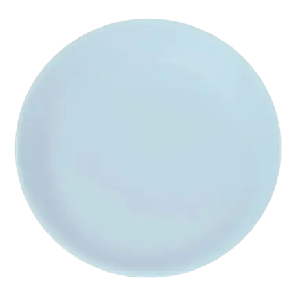 Uigennemtrængelige Pastel Blue Flat Plates ø 21cm