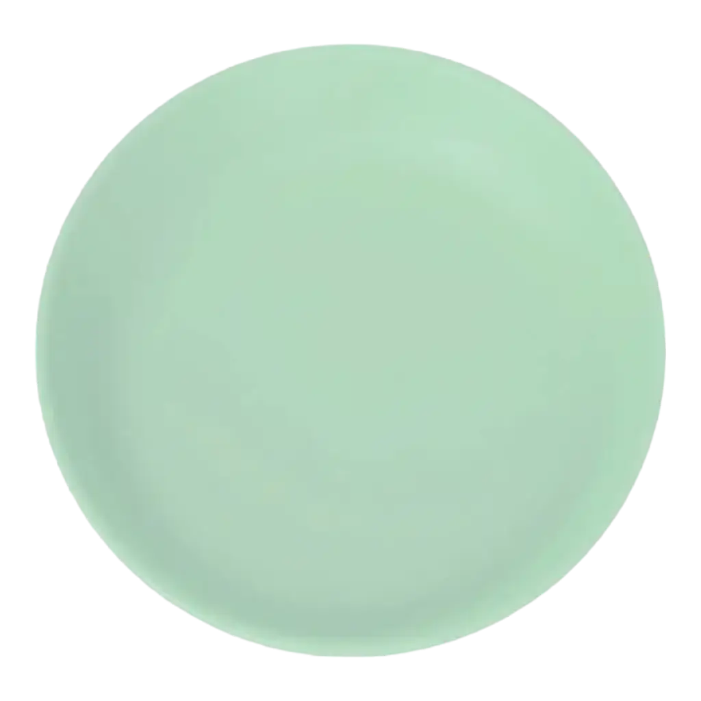 Uigennemtrængelige Pastel Green Flat Plates ø 21cm